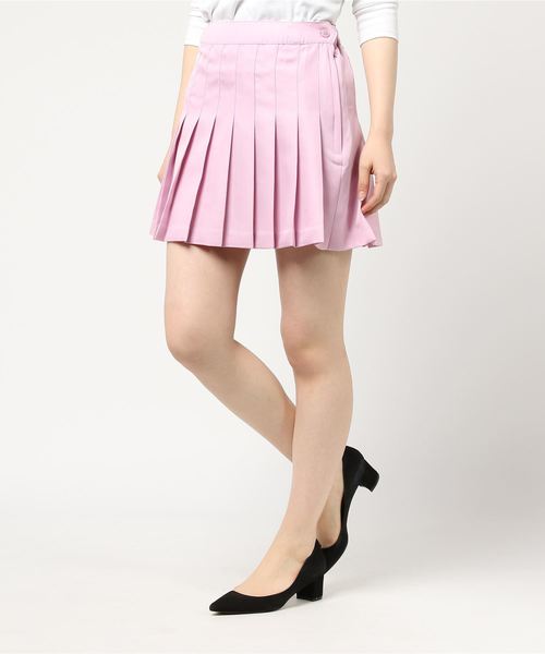 WEGO（ウィゴー）の「WEGO/プリーツミニスカート（スカート・レディース・ホワイト/ブラック/レッド/ネイビー/ライトパープル・SMALL/MEDIUM）」の20枚目の写真