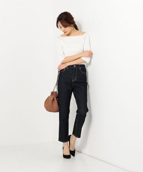 Jewel Changes(ジュエルチェンジズ)の「JCCT デニムテーパードパンツ 5PK(その他パンツ・レディース・ネイビー/コバルトブルー・34/36/38)」の13枚目の写真