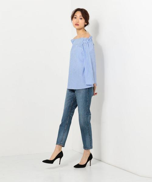 Jewel Changes(ジュエルチェンジズ)の「JCCT デニムテーパードパンツ 5PK(その他パンツ・レディース・ネイビー/コバルトブルー・34/36/38)」の16枚目の写真