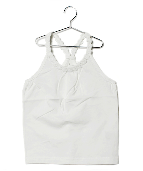 GLOBAL WORK（グローバルワーク）の「【GLOBAL WORK】レースグレコタンク（タンクトップ・キッズ・ホワイト/ブラック/パープル/ネイビー/ピンク/オレンジ/イエロー/グリーン/その他/ピンク系その他・X-LARGE/LARGE/MEDIUM/SMALL）」の2枚目の写真