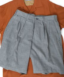 CEASTERS | CEASTERS: 2プリーツ ウールイージー ショーツ グレンチェック(その他パンツ)