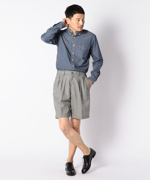 CEASTERS（ケステル）の「CEASTERS: 2プリーツ ウールイージー ショーツ グレンチェック（その他パンツ・メンズ・グレー・44/46/48）」の10枚目の写真