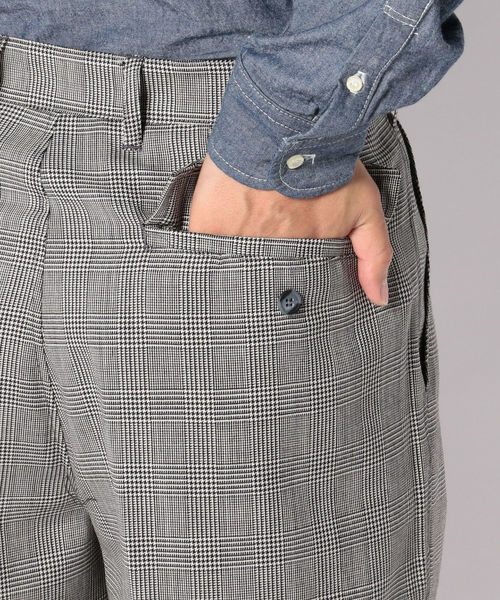 CEASTERS（ケステル）の「CEASTERS: 2プリーツ ウールイージー ショーツ グレンチェック（その他パンツ・メンズ・グレー・44/46/48）」の6枚目の写真
