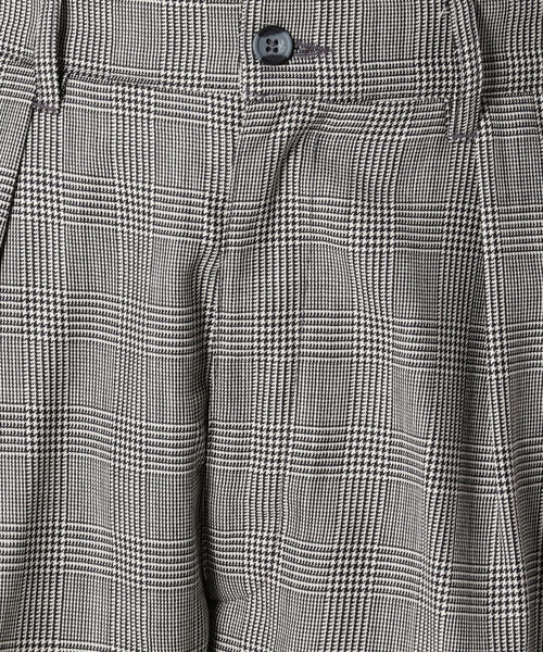 CEASTERS（ケステル）の「CEASTERS: 2プリーツ ウールイージー ショーツ グレンチェック（その他パンツ・メンズ・グレー・44/46/48）」の3枚目の写真