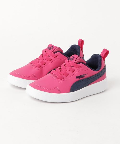 PUMA（プーマ）の「コートフレックス PS (KIDS)（スニーカー・キッズ・ブラック/パープル/ブルー・17.0cm/18.0cm/19.0cm/20.0cm/21.0cm）」の3枚目の写真