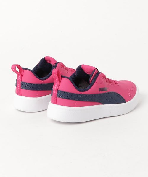 PUMA（プーマ）の「コートフレックス PS (KIDS)（スニーカー・キッズ・ブラック/パープル/ブルー・17.0cm/18.0cm/19.0cm/20.0cm/21.0cm）」の4枚目の写真