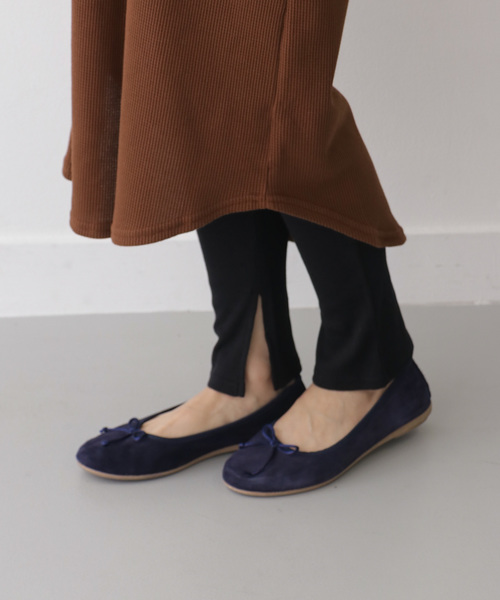 ITEMS URBANRESEARCH（アイテムズ アーバンリサーチ）の「リブレギンス（レギンス/スパッツ・レディース・ブラック/アイボリー/グレー系その他・FREE）」の7枚目の写真