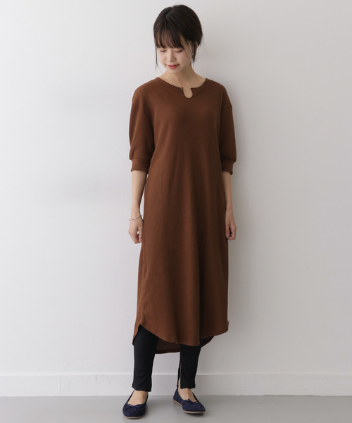 ITEMS URBANRESEARCH（アイテムズ アーバンリサーチ）の「リブレギンス（レギンス/スパッツ・レディース・ブラック/アイボリー/グレー系その他・FREE）」の8枚目の写真