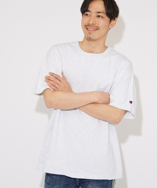 セール Champion 袖ワンポイント 半袖tシャツ A T2102 Tシャツ カットソー Champion チャンピオン のファッション通販 Zozotown