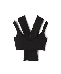 TAN | 【TAN】レイヤードリブキャミソール 19SS-2(キャミソール)