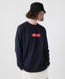 KANGOL カンゴール ボックスロゴ長袖カットソー