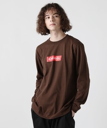 KANGOL カンゴール ボックスロゴ長袖カットソー