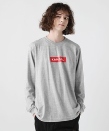 KANGOL カンゴール ボックスロゴ長袖カットソー