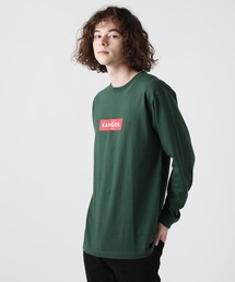 KANGOL カンゴール ボックスロゴ長袖カットソー