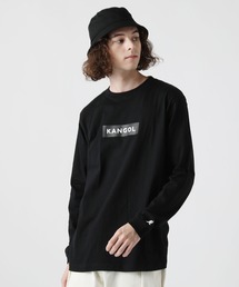 KANGOL カンゴール ボックスロゴ長袖カットソー