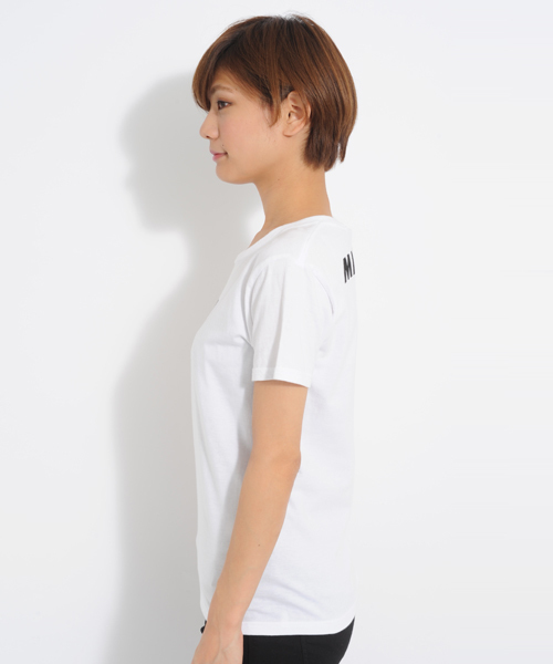 MILKFED.（ミルクフェド）の「S/S BASIC TEE MILKFED E（Tシャツ/カットソー・レディース・ホワイト・MEDIUM/SMALL）」の3枚目の写真