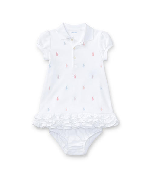 ラッフルド ポロ ドレス ブルマー ワンピース Polo Ralph Lauren Childrenswear ポロラルフローレンチャイルドウェア のファッション通販 Zozotown