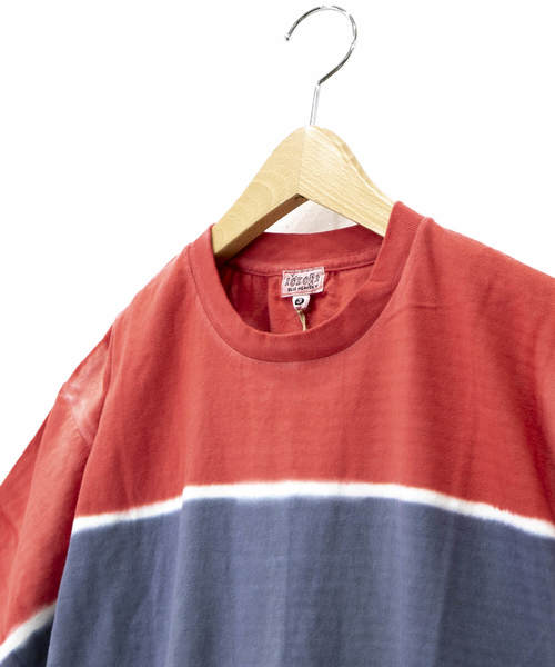 AOZORA（アオゾラ）の「AOZORA/アオゾラ　 チュウセンパネルボーダーTEE W（Tシャツ/カットソー・レディース・ネイビー/オリーブ・FREE）」の9枚目の写真