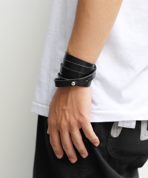 セール はじめての レザー ブレスレット 3本セット ブランド オリジナル アクセサリー ブレスレット Jam Home Made ジャムホームメイド のファッション通販 Zozotown