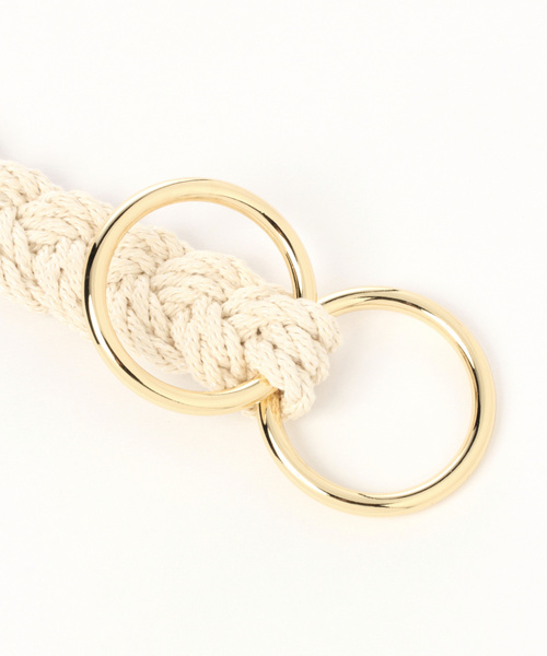 BAYFLOW（ベイフロー）の「ロープベルト（ベルト・レディース・ブラック/ブラウン・FREE）」の4枚目の写真