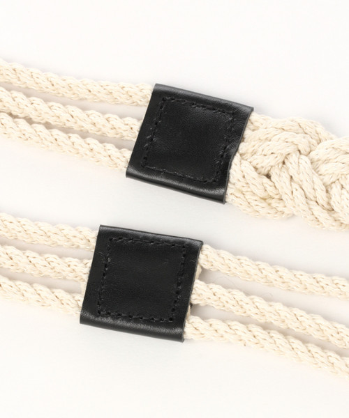 BAYFLOW（ベイフロー）の「ロープベルト（ベルト・レディース・ブラック/ブラウン・FREE）」の5枚目の写真