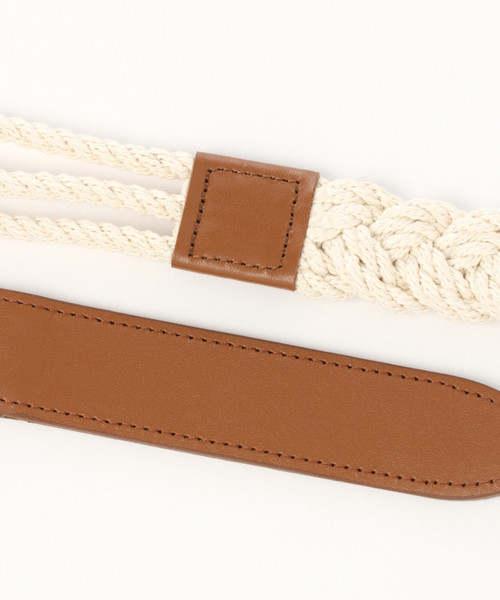 BAYFLOW（ベイフロー）の「ロープベルト（ベルト・レディース・ブラック/ブラウン・FREE）」の7枚目の写真