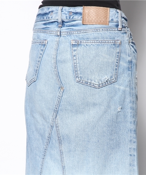 goa（ゴア）の「13OZ グラデーションデニムロングスカート（デニムスカート・レディース・ブルー系その他・1/2）」の5枚目の写真