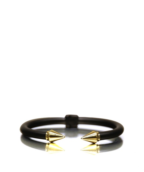 VITA FEDE（ヴィタフェデ）の「VITAFEDE (ヴィタフェデ) MINI TITAN 2 TONE BRACELET（ブレスレット・メンズ・シルバー/ゴールド・LARGE/MEDIUM）」の2枚目の写真