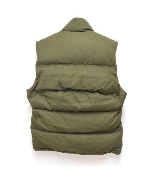 READYMADE ダウン ベスト ミリタリー ヴィンテージコットン テント生地 ブランド古着】DOWN VEST ヴィンテージコットンダウンベスト（ダウン
