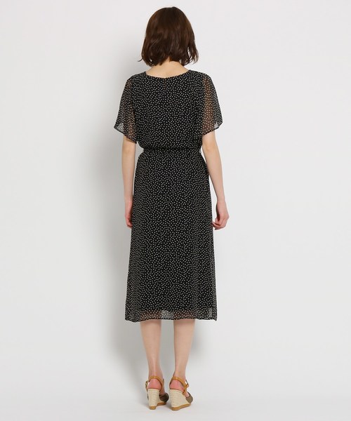 セール ワンピース 洗える シフォンドット ワンピース ワンピース ワンピース Sunauna スーナウーナ のファッション