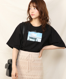 Heather | BOXフォトコンパクトT　840749(Tシャツ/カットソー)