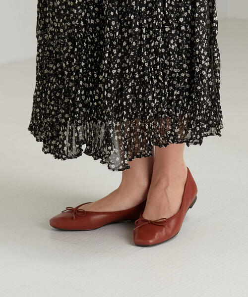 green label relaxing】ゴブラン織バレエシューズ