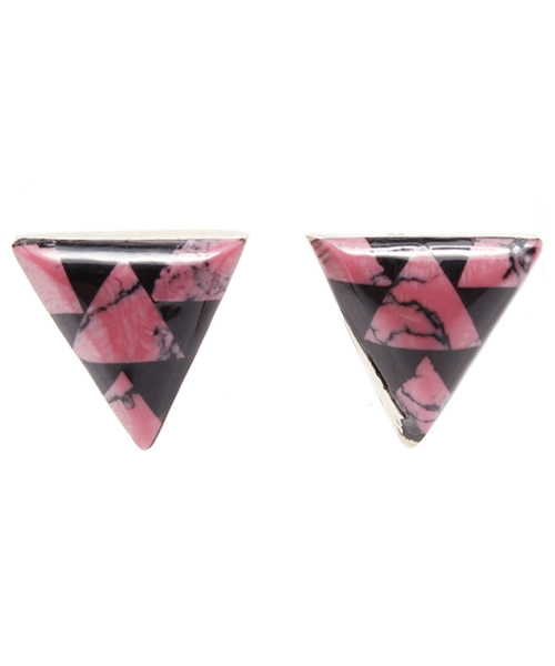 BEAMS BOY(ビームスボーイ)の「◎INCROWD / インレイピアス(ピアス(両耳用)・レディース・ピンク/サックスブルー・ONE SIZE)」の1枚目の写真