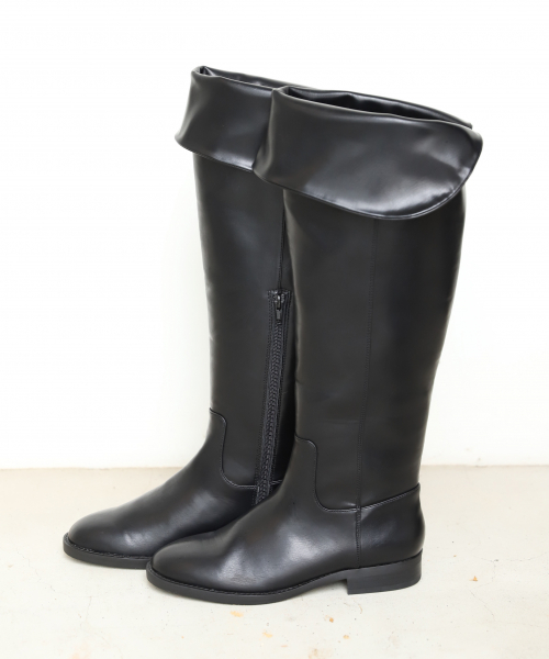 LOWRYS FARM（ローリーズファーム）の「ロングブーツ　854602（ブーツ・レディース・ブラック・MEDIUM/LARGE）」の5枚目の写真