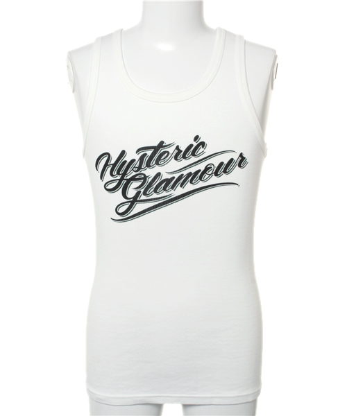 HYSTERIC GLAMOUR（ヒステリックグラマー）の「SIGN pt  タンクトップ（タンクトップ・メンズ・ホワイト/ブラック・FREE）」の9枚目の写真