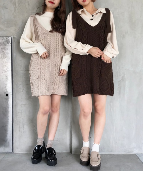 Heather（ヘザー）の「2WAYニットジャンスカ 862265（ジャンパー