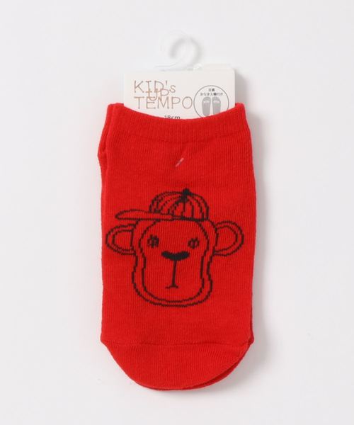 SESTO（セスト）の「gu20ss/KID'S　スニーカー丈ソックス（ソックス/靴下・キッズ・ピンク/イエロー/ブルー/グリーン/オフホワイト/レッド・16-18cm）」の6枚目の写真