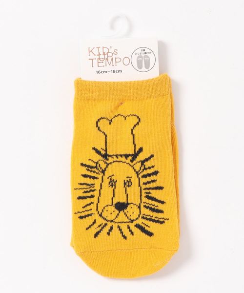 SESTO（セスト）の「gu20ss/KID'S　スニーカー丈ソックス（ソックス/靴下・キッズ・ピンク/イエロー/ブルー/グリーン/オフホワイト/レッド・16-18cm）」の5枚目の写真