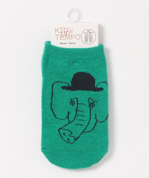 SESTO（セスト）の「gu20ss/KID'S　スニーカー丈ソックス（ソックス/靴下・キッズ・ピンク/イエロー/ブルー/グリーン/オフホワイト/レッド・16-18cm）」の3枚目の写真