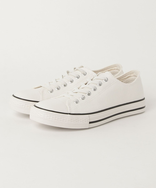 ikka（イッカ）の「【伸びる靴ひも】キャンバススニーカー（スニーカー・レディース・ブラック/ベージュ/オフホワイト/キャメル/グレー・M/L/XL/XXL）」の6枚目の写真