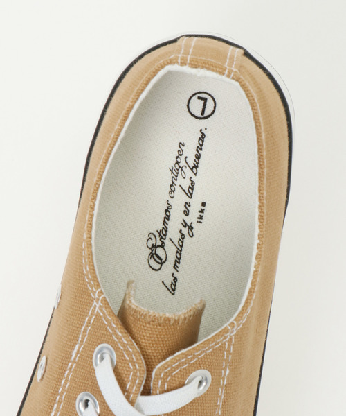 ikka（イッカ）の「【伸びる靴ひも】キャンバススニーカー（スニーカー・レディース・ブラック/ベージュ/オフホワイト/キャメル/グレー・M/L/XL/XXL）」の11枚目の写真