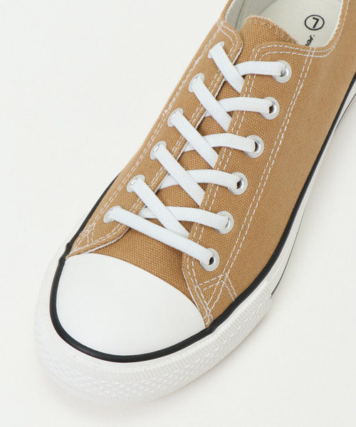 ikka（イッカ）の「【伸びる靴ひも】キャンバススニーカー（スニーカー・レディース・ブラック/ベージュ/オフホワイト/キャメル/グレー・M/L/XL/XXL）」の10枚目の写真