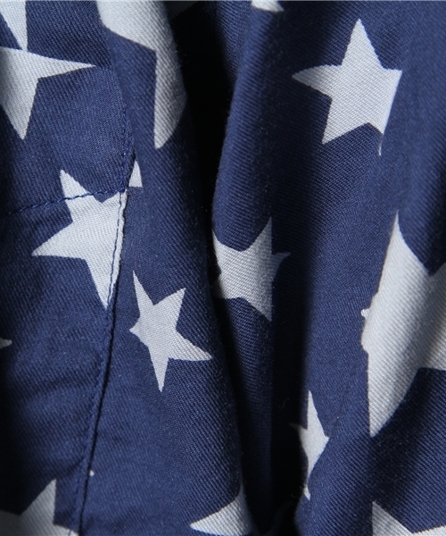BEAMS（ビームス）の「◎BEAMS / スタープリント ミニレギュラー L/S シャツ（シャツ/ブラウス・メンズ・ネイビー/ブラック・LARGE/MEDIUM/SMALL）」の12枚目の写真
