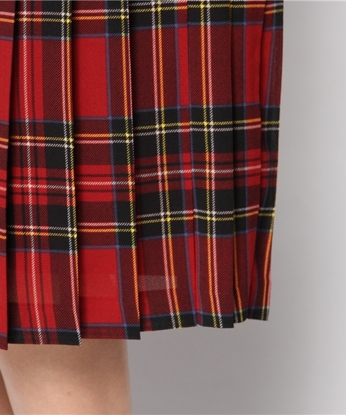 ROSE BUD（ローズバッド）の「LSK-14207 LOW/W PLEATED SKIRT（スカート・レディース・レッド/ブルー・ONE SIZE）」の6枚目の写真