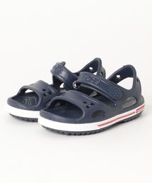 crocs | crocs クロックス Crocband II Sandal PS (14-20) クロックバンド II サンダル PS 14854-462_ Navy/White(サンダル)
