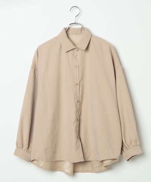 DING（ディング）の「DING/ボリューム袖シャツ（シャツ/ブラウス・レディース・ベージュ/ピンク/ホワイト・FREE）」の13枚目の写真