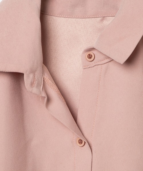 DING（ディング）の「DING/ボリューム袖シャツ（シャツ/ブラウス・レディース・ベージュ/ピンク/ホワイト・FREE）」の15枚目の写真