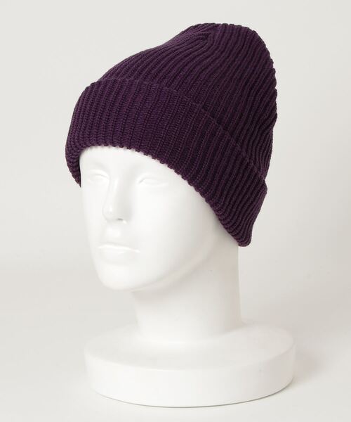 salle de bal（サルデバル）の「ANTI-5 AZE ビーニー/ニット帽  抗菌/抗ウイルス/消臭/防粉/帯電防止（ニットキャップ/ビーニー・レディース・ベージュ/ブラック/パープル/オリーブドラブ/ネイビー/ブラウン/グレー/レッド・FREE）」の21枚目の写真