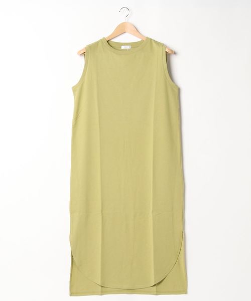 LOWRYS FARM(ローリーズファーム)の「USAコットンワンピノースリーブ 888399(ワンピース・レディース・オフホワイト/チャコールグレー/ブラウン/ブルー/イエロー・FREE)」の13枚目の写真