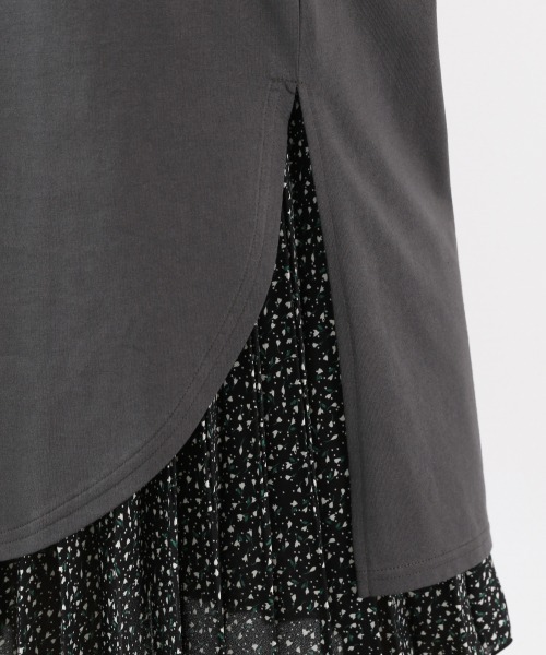 LOWRYS FARM(ローリーズファーム)の「USAコットンワンピノースリーブ 888399(ワンピース・レディース・オフホワイト/チャコールグレー/ブラウン/ブルー/イエロー・FREE)」の11枚目の写真